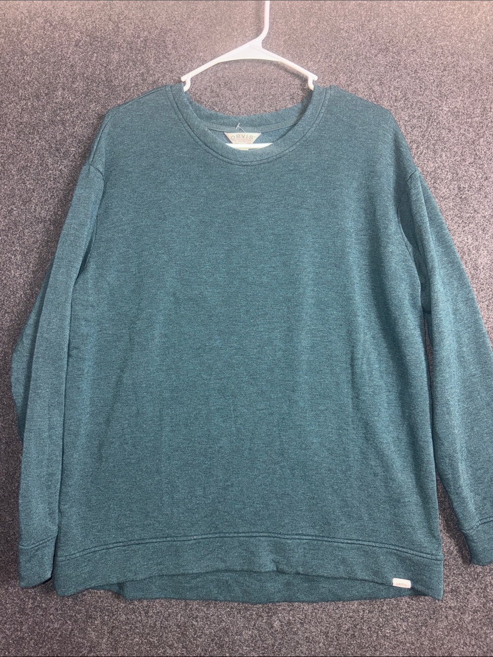Orvis‎ Men's Teal Green Crewneck Sweatshirt